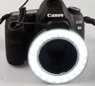 مصباح تصوير فوتوغرافي احترافي W48 LED حلقي عالمي