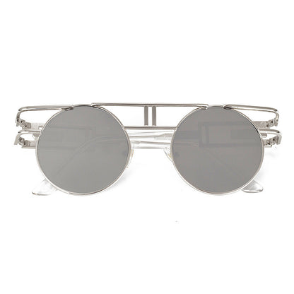 جديدنظارات شمسية ستامبانك نسائية مستديرة للرجال قوطية عتيقة