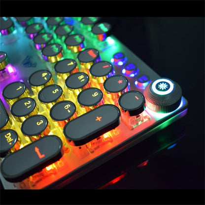 لوحة مفاتيح الألعاب السلكية للكمبيوتر الدفتري السلكي Punk Green Axis