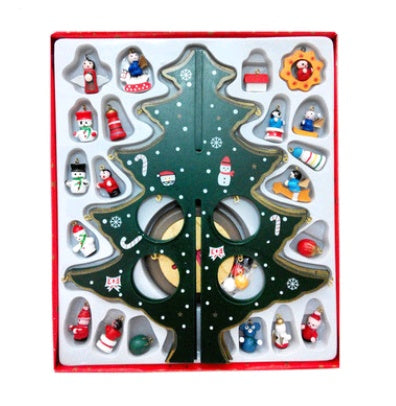 زينة شجرة عيد الميلاد الإبداعية شجرة عيد الميلاد زينة سطح المكتب زينة شجرة عيد الميلاد الخشبية