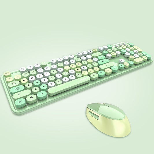 لوحة مفاتيح وفأرة لاسلكية