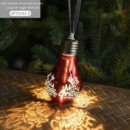 زينة كرات الكريسماس الإبداعية لشجرة الكريسماس بالكهرباء
