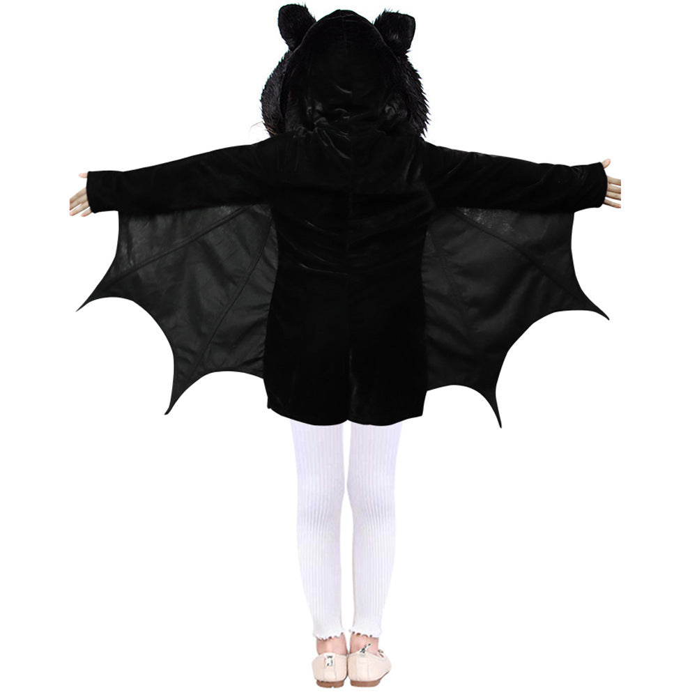 زي هالوين جديد للأطفال بقبعة الخفاش