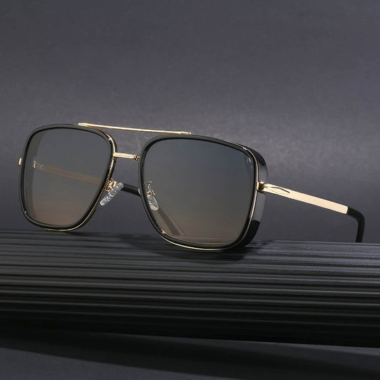 نظارات شمسية عتيقة للرجال للوقاية من أشعة الشمس من ستيمبانك