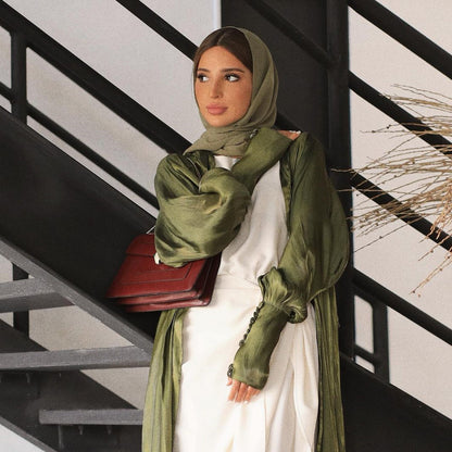 فستان ساتان كارديجان من الساتان العربي