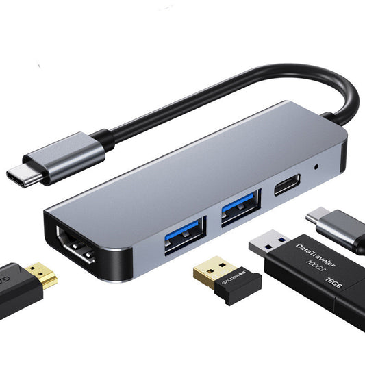 موزع USB C Docking Station Docking Station USB C Hub الجديد من النوع C للشحن السريع أربعة في واحد 4K