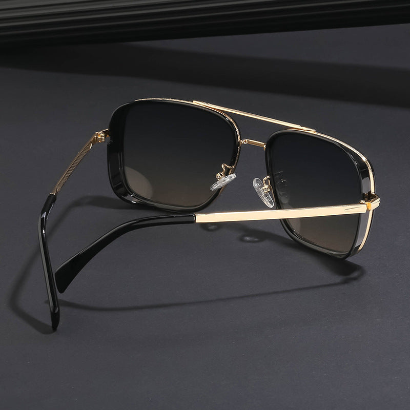 نظارات شمسية عتيقة للرجال للوقاية من أشعة الشمس من ستيمبانك