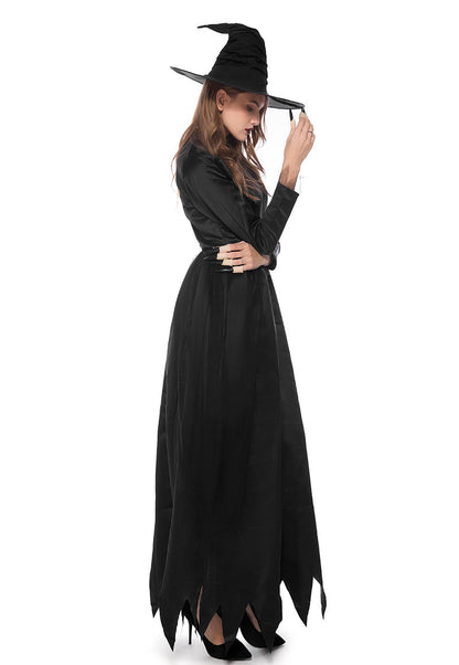 أزياء الهالوين بدلة تنكرية لساحرة سوداء