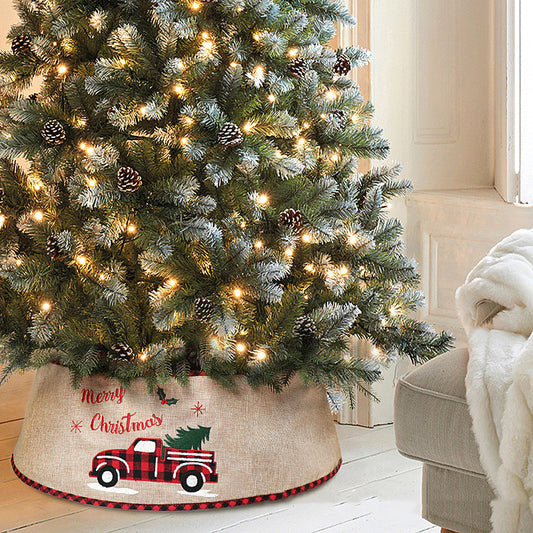 تنورة زينة شجرة عيد الميلاد قاعدة شجرة عيد الميلاد